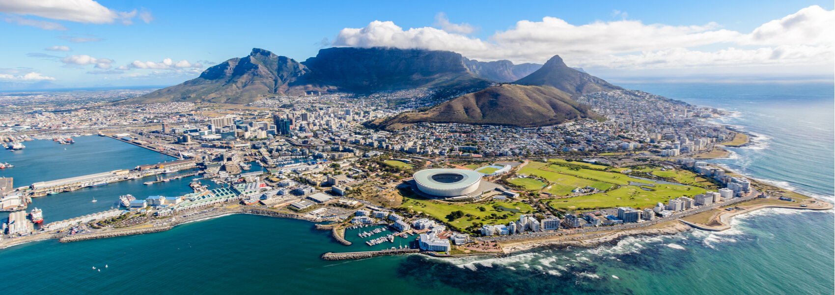 Panorama sur Le Cap en Afrique du Sud