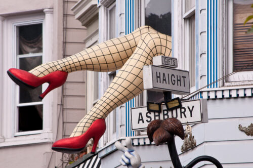 Dans les rues de Haight Ashbury à San Francisco