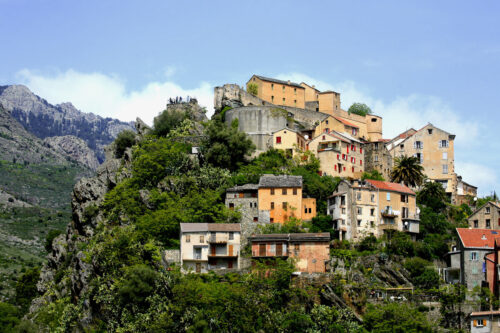 Village de Corte en Corse
