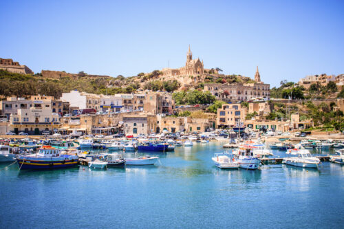 Ile de Gozo au large de Malte