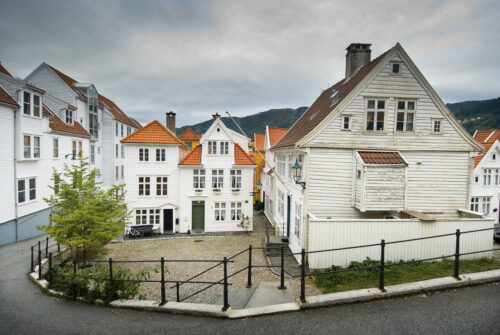 Dans le quartier de Nordnes à Bergen