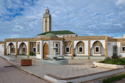 Mosquée dans le quartier suisse d'Agadir