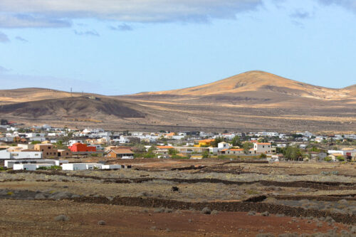 Lajares dans les terres de Fuerteventura