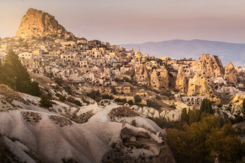 Uçhisar Kalesi en Cappadoce