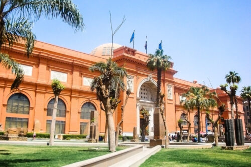 Musée égyptien au Caire dans le quartier Downtown