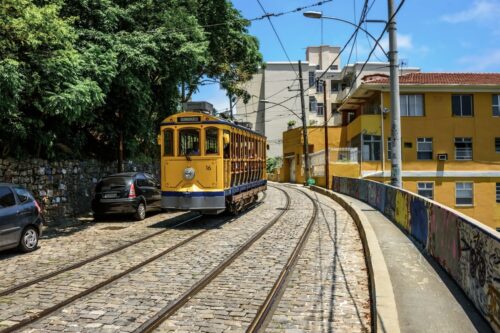 Tramway à Santa Teresa à Rio