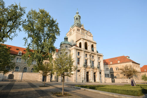 Bavarian National Museum dans le quartier de Lehel à Munich