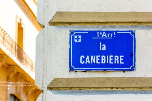 Quartier de la Canebière à Marseille