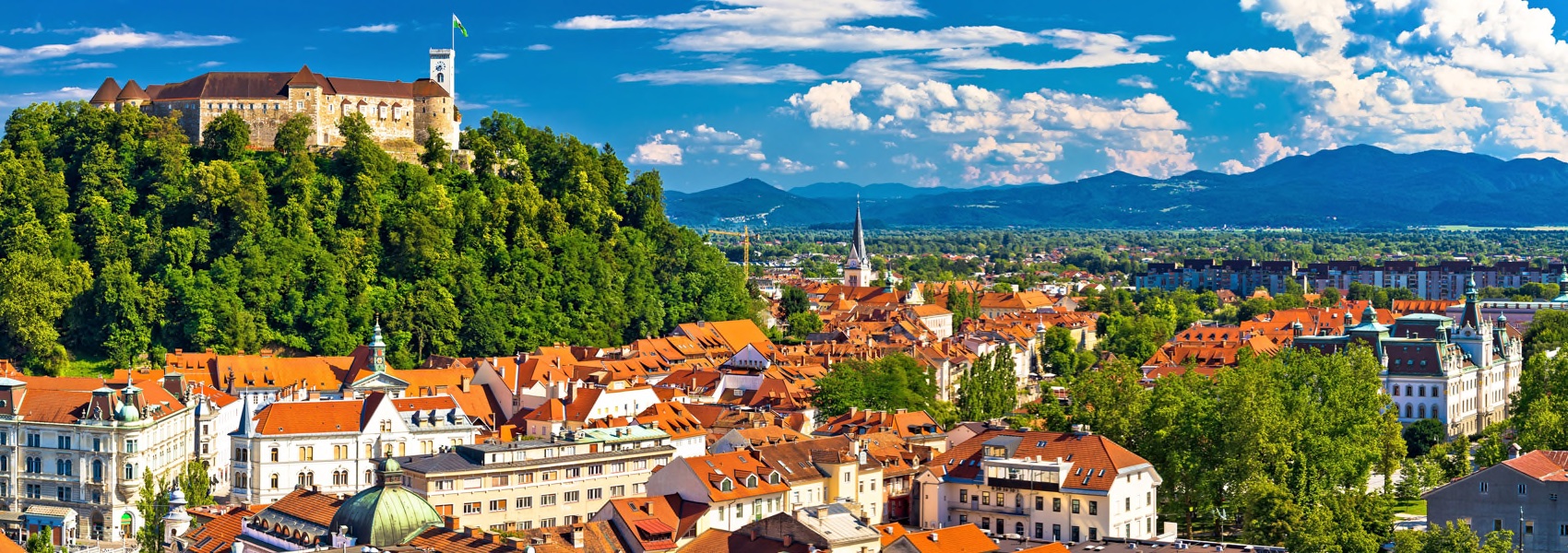 Panorama de la ville de Ljubljana