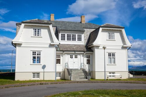 Maison Hofdi dans le quartier de Tun à Reykjavik
