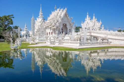 Temple blanc au Sud de Chiang Rai