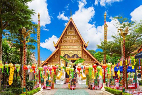 Wat Phra Sing dans le centre historique de Chiang Rai