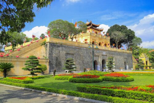 Citadelle Thang Long dans le quartier de Ba Dinh à Hanoi