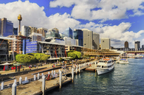Quartier de Darling Harbour à Sydney