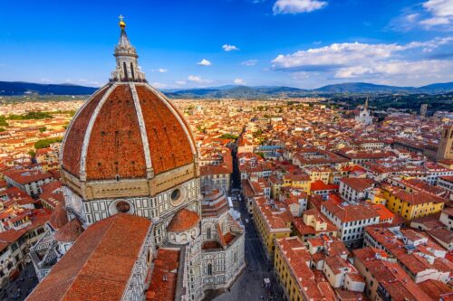 Vue sur Florence en Toscane