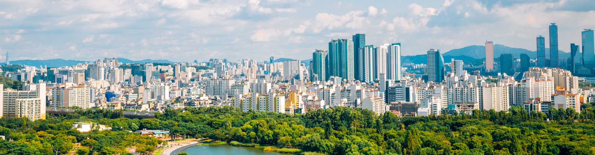 Panorama de la ville de Séoul