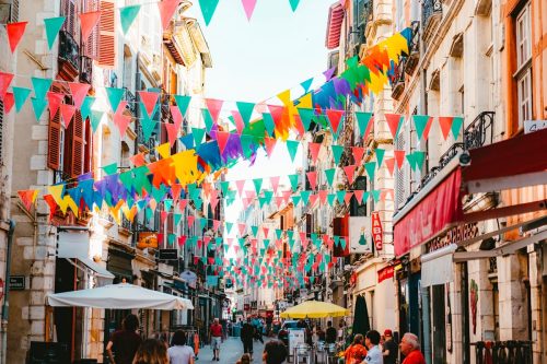 Rue de Bayonne au pays Basque