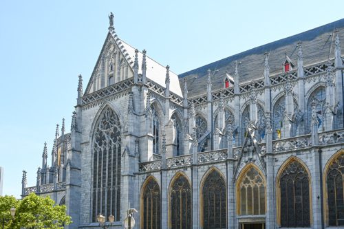 Cathédrale dans le centre historique de Liège