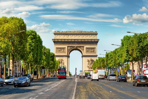 Les Champs-Élysées à Paris