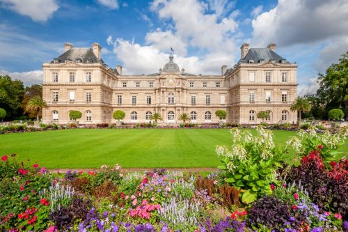 Le jardin du Luxembourg dans le quartier Montparnasse