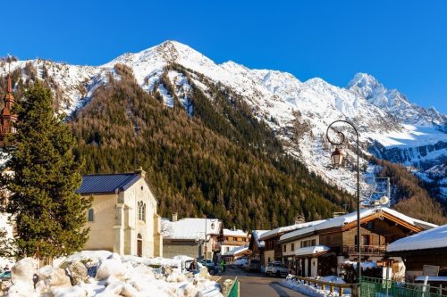 Village d'Argentière, Chamonix, France