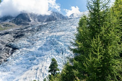 Cascade de glace, Les Bossons, chamonix
