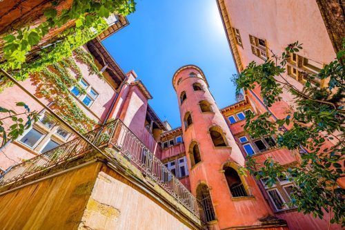 Traboule de Saint-Jean, Vieux Lyon, France