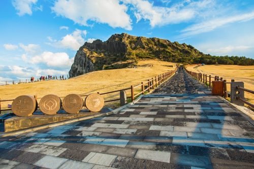 Seongsan Ilbulchong, jeju-do, Corée du Sud